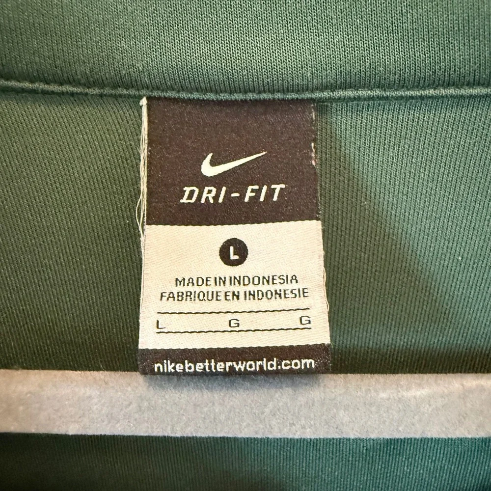 Nike Dri-FIT Oregon Ducks Full‎ Zip Track Jacket Green White Mens Large NCAA